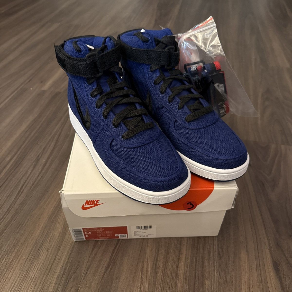 Nike × Stussy Nike x Stüssy Vandal High SP Deep Royal Blue Size 6.5 Size US 6 / EU 39 - 1 Thumbnail