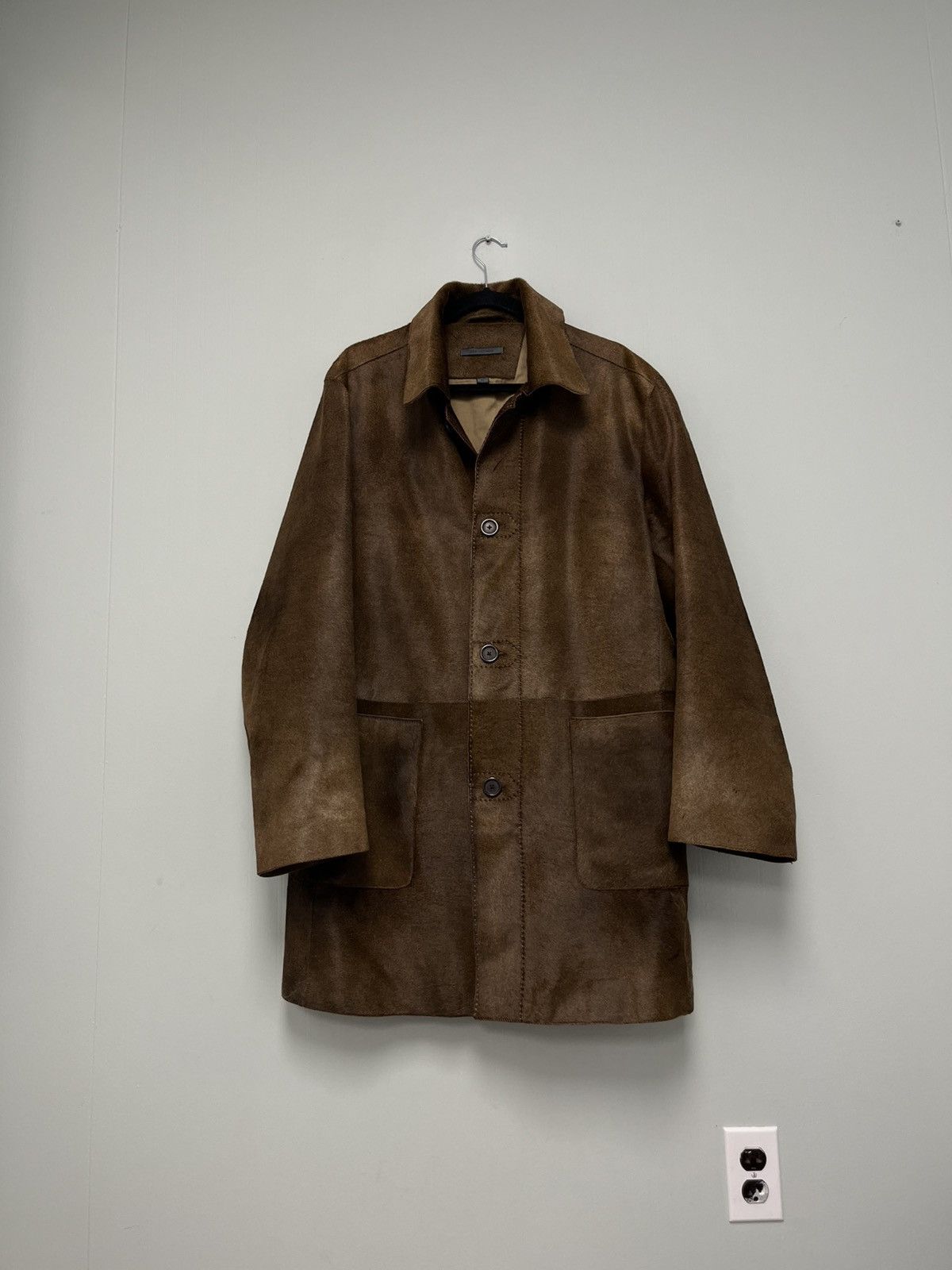 John Varvatos Calf Hair Coat. Size EU 52 USA 42 Size US L / EU 52-54 / 3 - 2 Thumbnail