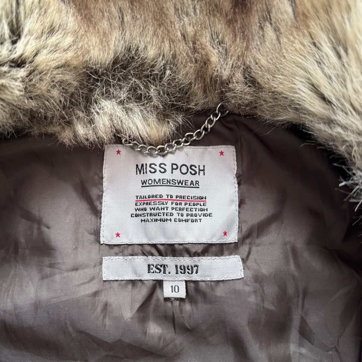 Hysteric Glamour 2000’s Aesthetic Vintage Y2K Faux Fur Cropped Vest Jacket Size M / US 6-8 / IT 42-44 - 10 Thumbnail