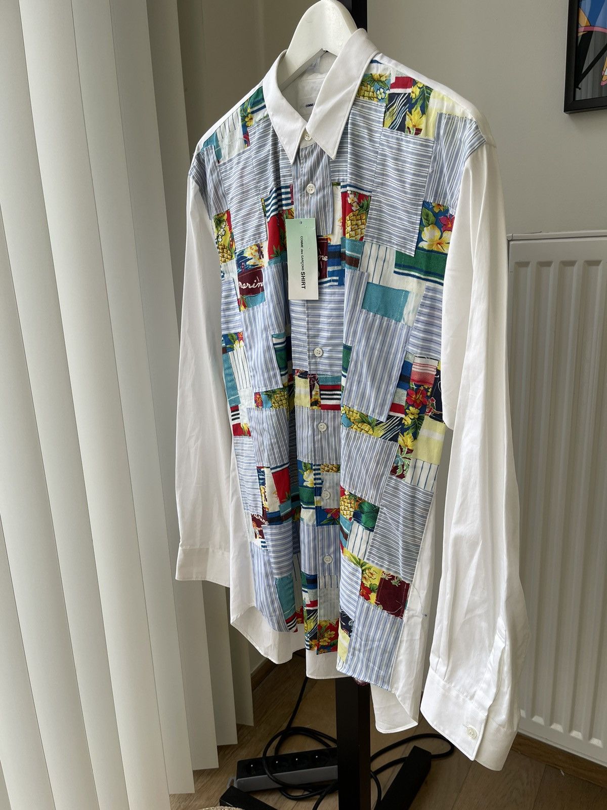 Comme des Garcons Comme Des Garcons Shirt SS13 Hawaiian Patchwork Shirt Size US L / EU 52-54 / 3 - 3 Thumbnail