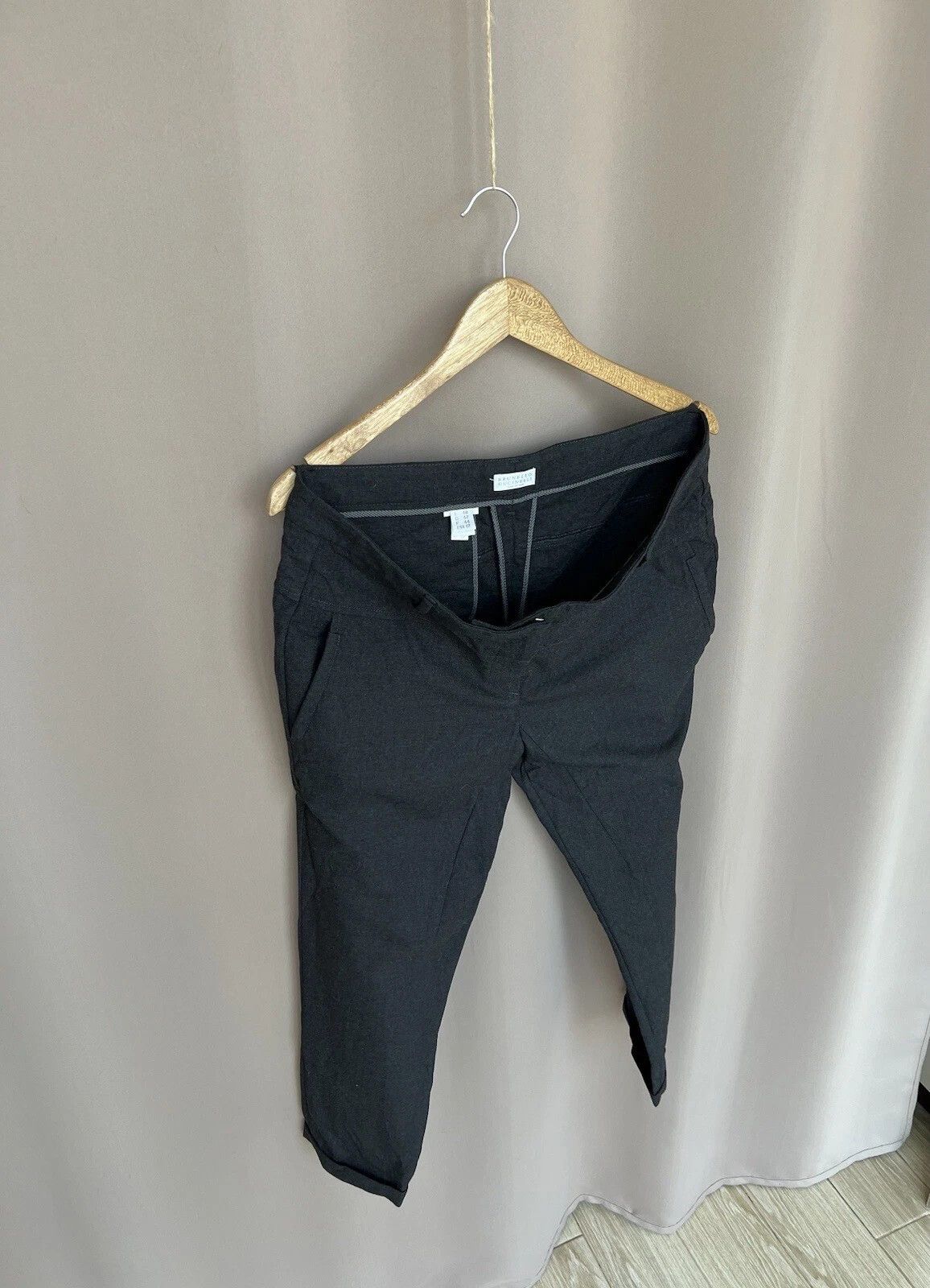 Brunello Cucinelli Brunello Cucinelli Wool Pants Womens Size M/L or US 12 Size 34" / US 12 / IT 48 - 6 Thumbnail