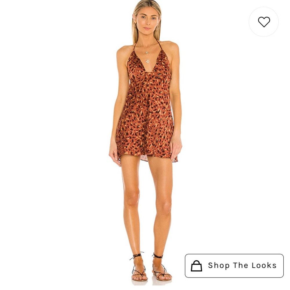 Free People NWT Free People Hang on halter printed slip dress Size XS / US 0-2 / IT 36-38 - 3 Thumbnail