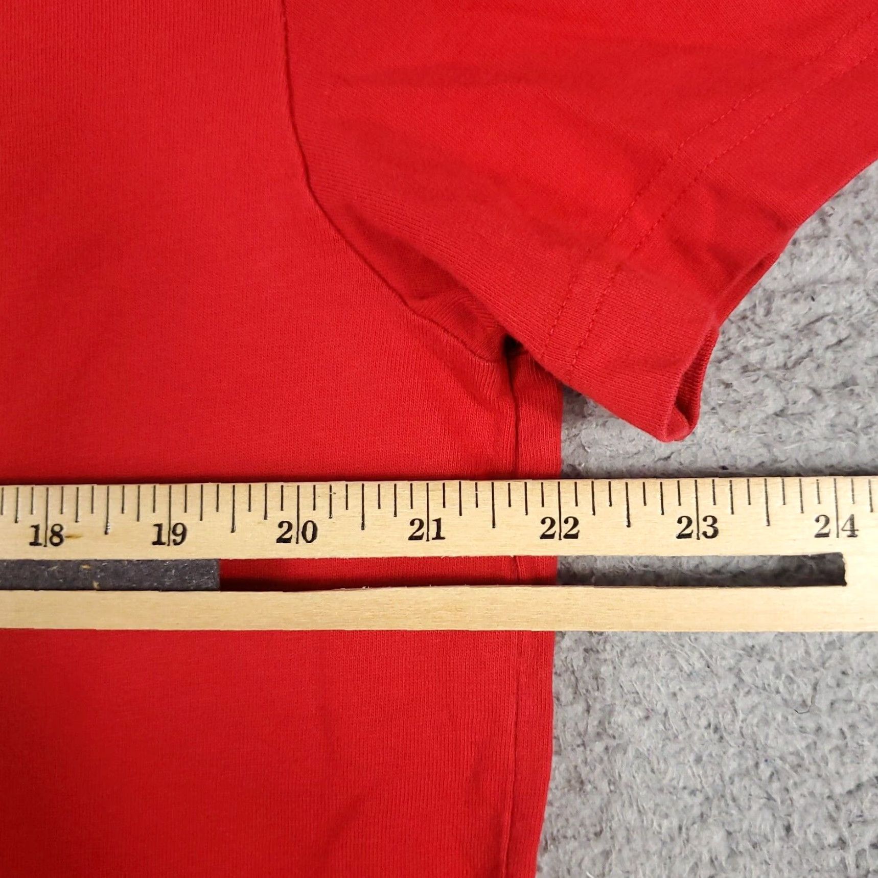 Tommy Hilfiger VINTAGE Tommy Hilfiger T-Shirt Men Large Red Cotton Casual Short Sleeve Logo American Size US L / EU 52-54 / 3 - 6 Thumbnail
