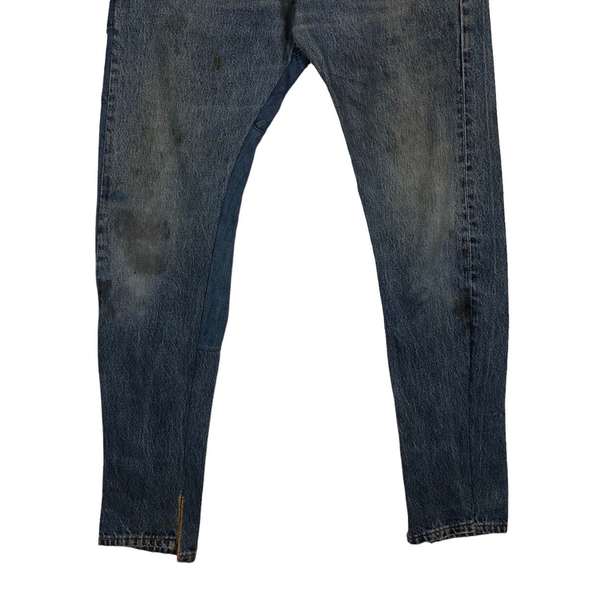 Japanese Brand 🔥VINTAGE DENIM JEANS BIKER WEAR WRANGLER GILET JAPAN MADE Size US 30 / EU 46 - 5 Thumbnail
