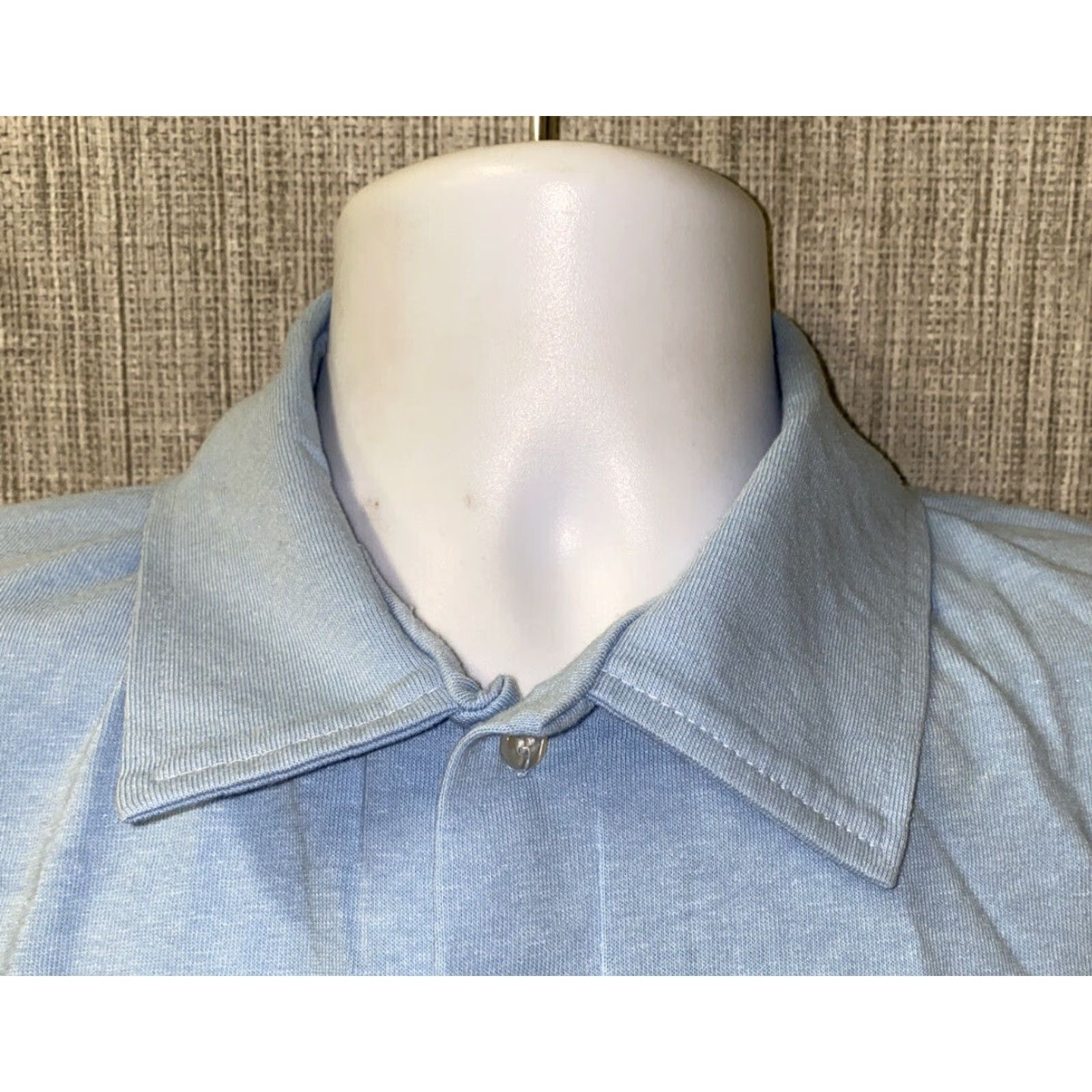 Red Kap VINTAGE Red Kap Polo Shirt Golf USA Made Short Sleeve Men L Blue Size US L / EU 52-54 / 3 - 3 Thumbnail