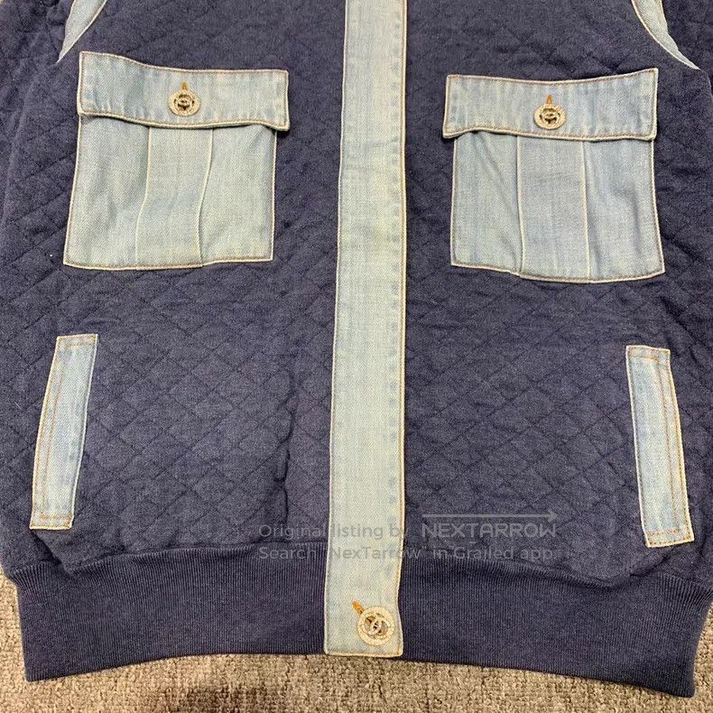 Chanel Chanel Diamond buckle denim stitching cotton jacket Size XXS / US 00 / IT 34 - 5 Thumbnail