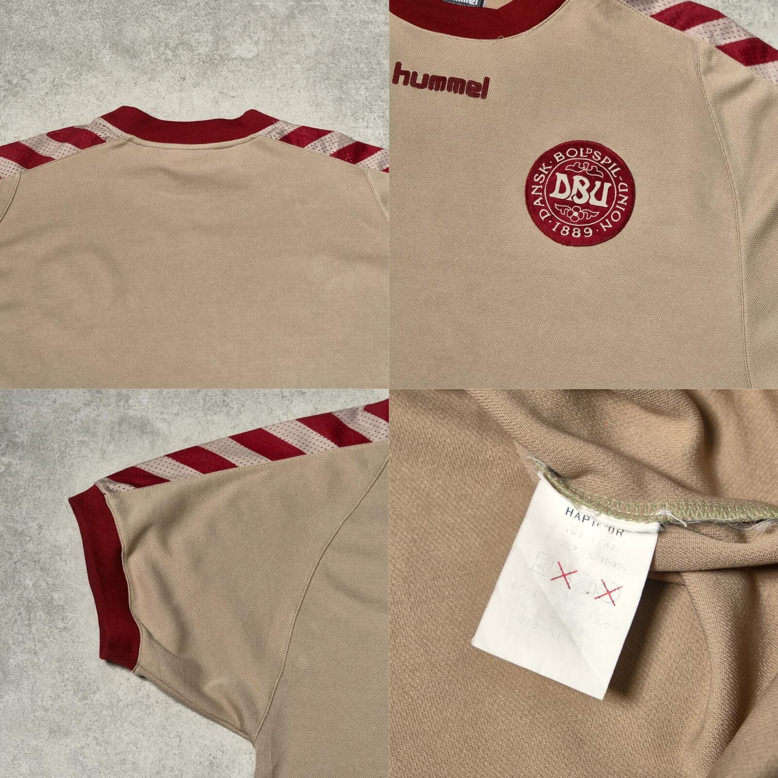 Hummel 2002/03 Denmark Training Shirt Hummel (L/XL) Size US L / EU 52-54 / 3 - 5 Thumbnail