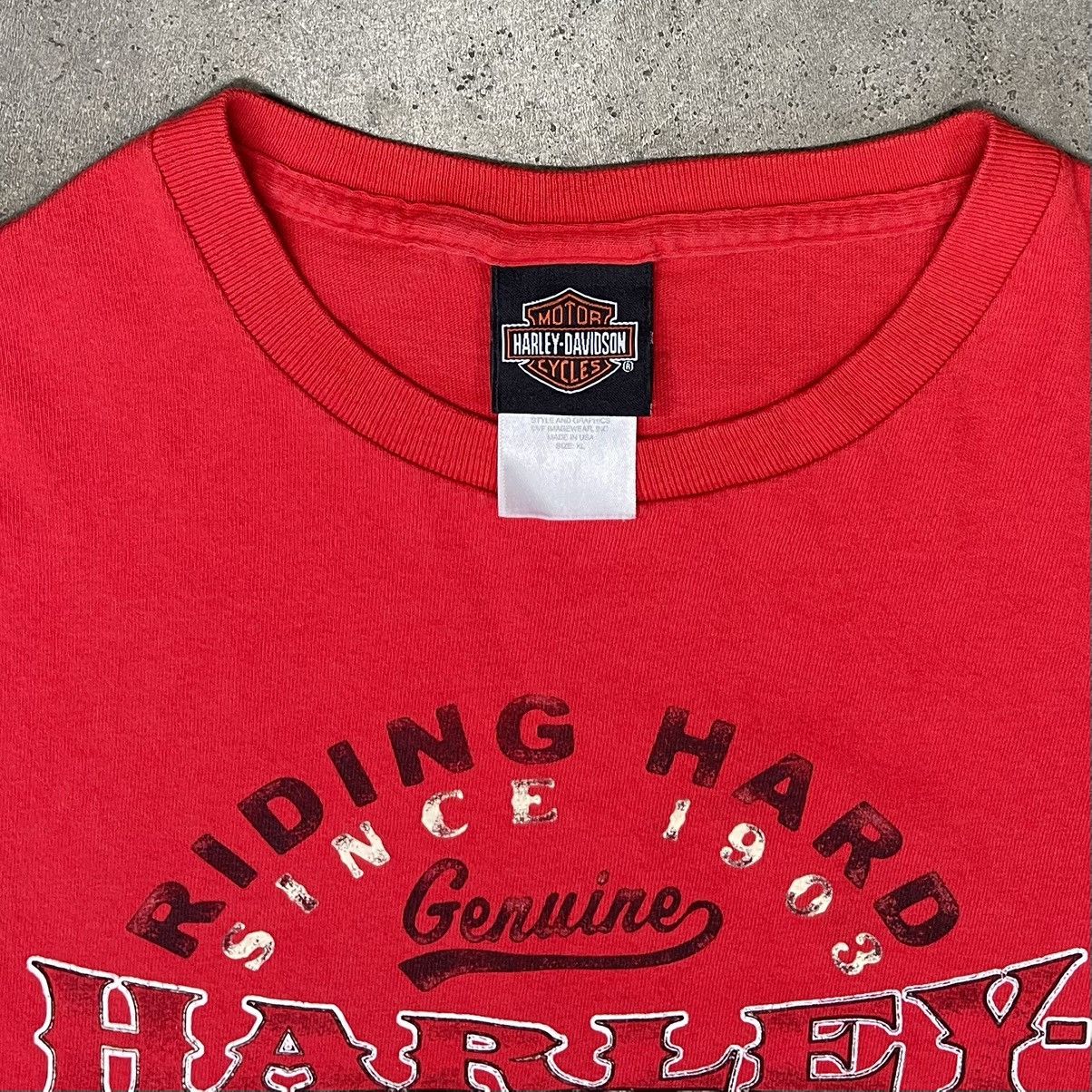Harley Davidson Harley Davidson Dubai United Arab Graphic Tee Y2K Size US XL / EU 56 / 4 - 5 Thumbnail