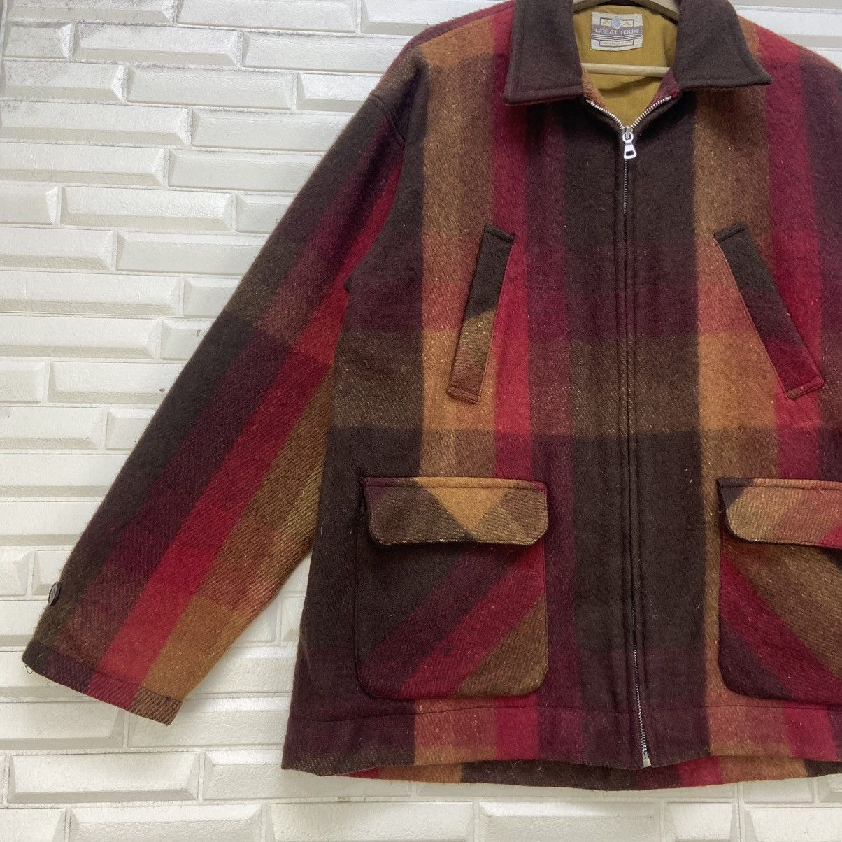 Japanese Brand Vintage Great Tour Navajo Multi Colour Wool Jacket Size US M / EU 48-50 / 2 - 6 Thumbnail