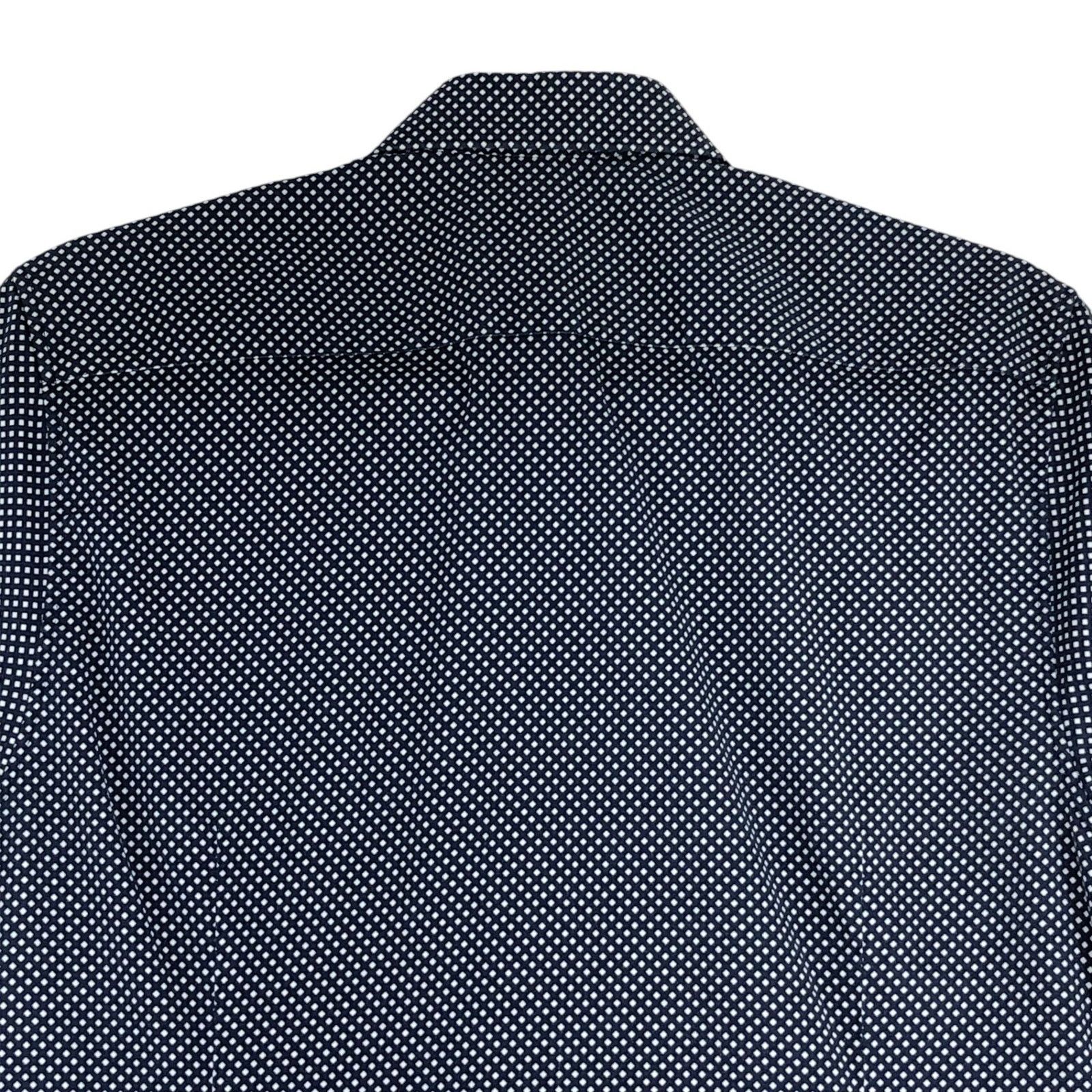Ted Baker Ted Baker Shirt M Navy Geometric Short Sleeve Button Up Size US M / EU 48-50 / 2 - 9 Thumbnail