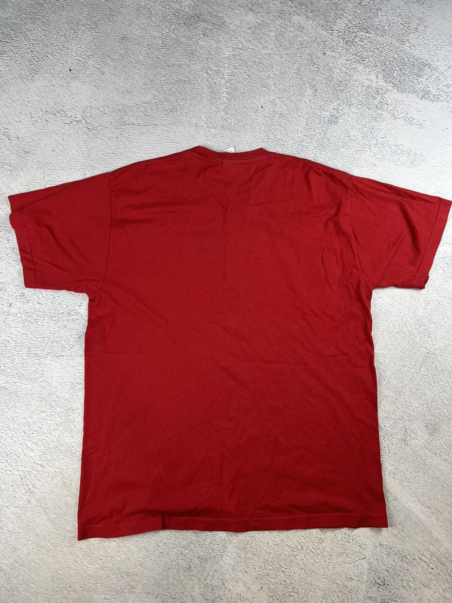 Vintage Vintage Red NIKE t shirt XL Central Logo y2k 90s Size US XL / EU 56 / 4 - 5 Thumbnail
