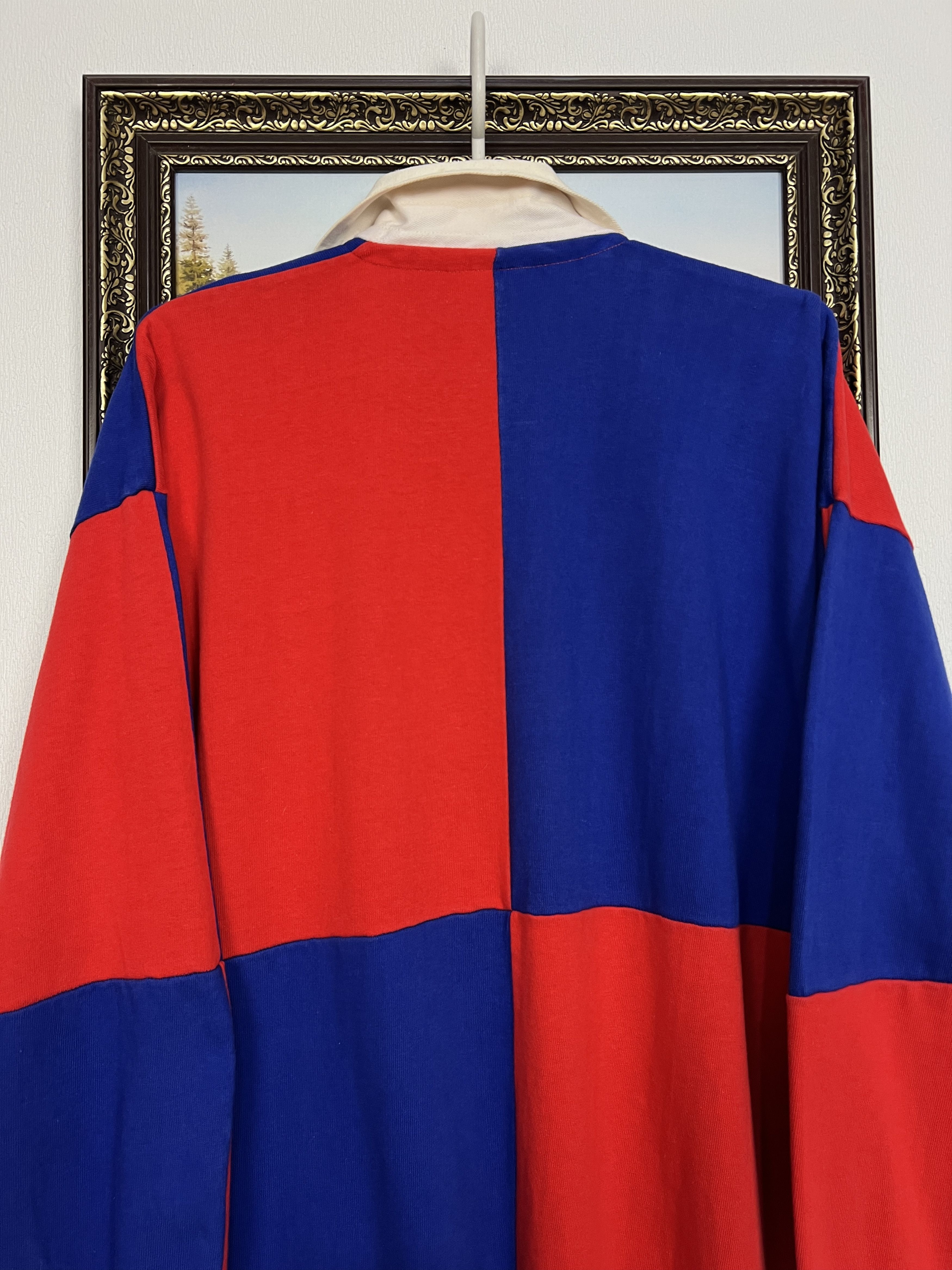 Vintage France Rugby Union Long Sleeve Jersey National Trikot Size US L / EU 52-54 / 3 - 8 Thumbnail