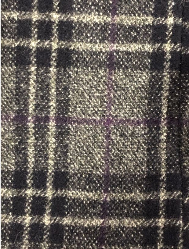 Yohji Yamamoto YYPH 🇯🇵 grey wool fall check side pleated coat 4 NEW Size 42R - 11 Thumbnail