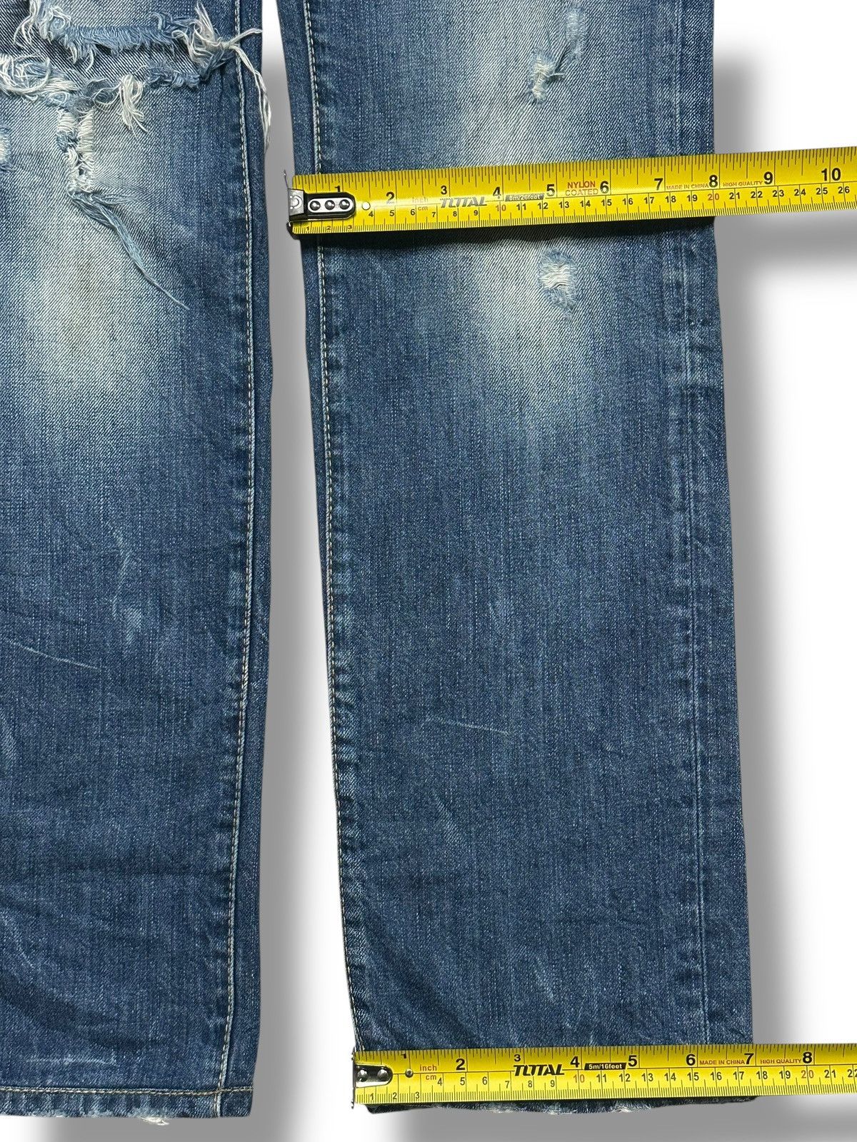 Dsquared2 Dsquared2 Vintage Authentic Distressed Slim With Faded Wash Size US 33 - 19 Thumbnail