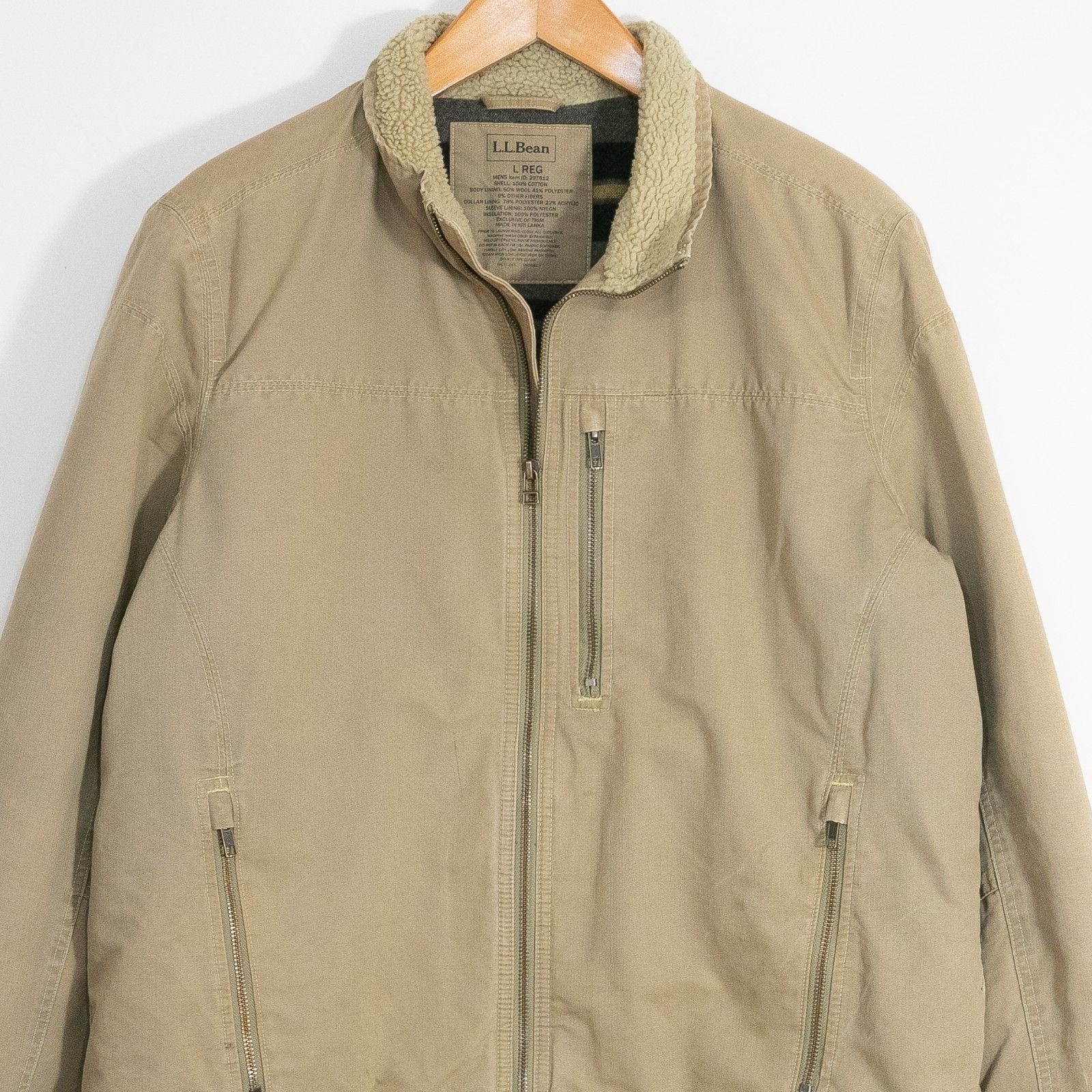 L.L. Bean LL Bean Pine Ridge Canvas Jacket Mens Large - Blanket Lined Size US L / EU 52-54 / 3 - 2 Thumbnail