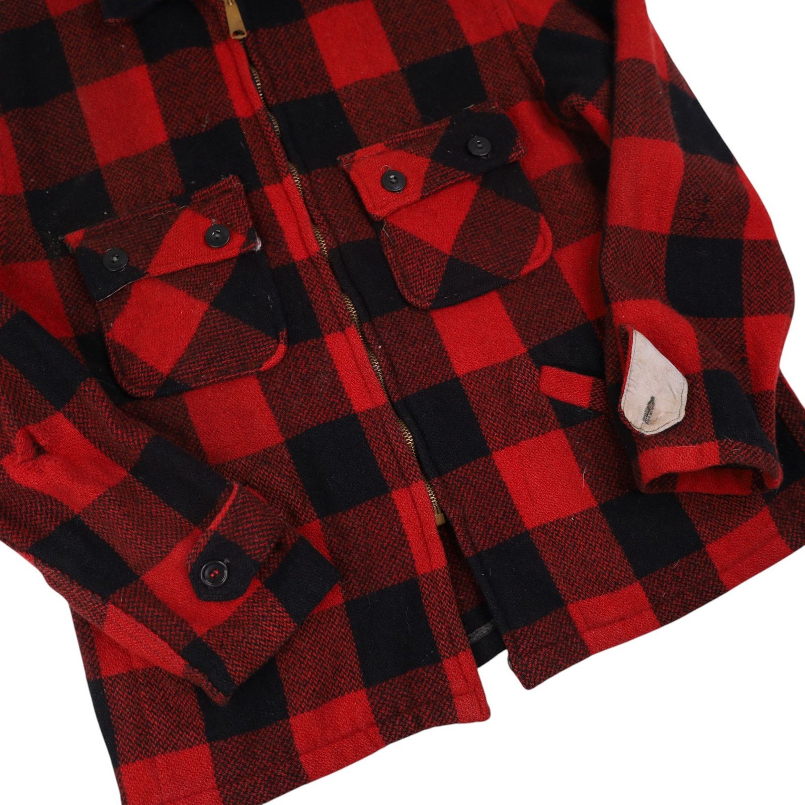 JCPenney × Vintage Vintage J.C. Penny's Big Mac Wool Buffalo Plaid Jacket Size US M / EU 48-50 / 2 - 3 Thumbnail