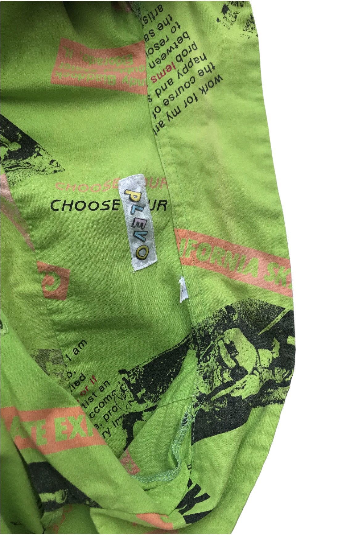 Vintage Vintage Overprinted Skate Button Down Altered Shirt Size US S / EU 44-46 / 1 - 7 Thumbnail
