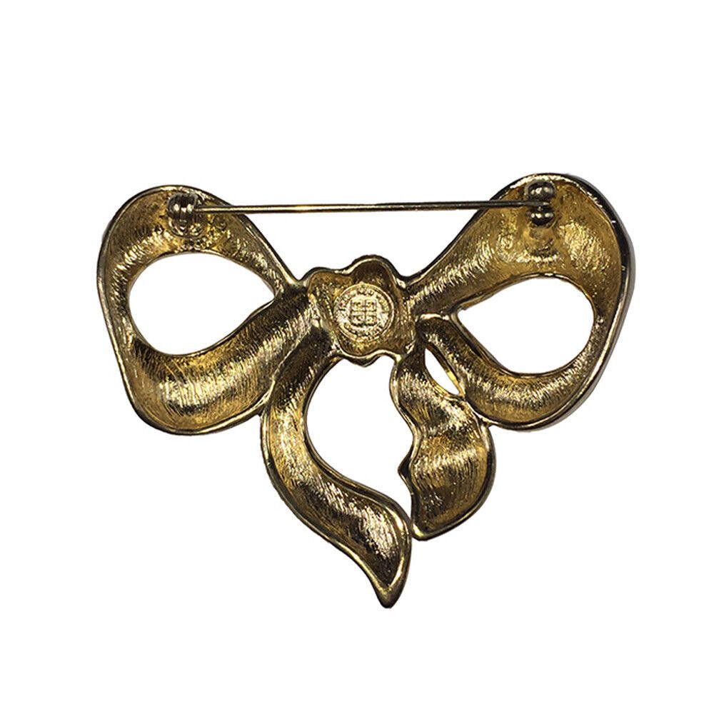 Givenchy Givenchy Ribbon Bow Pin 18 kt Gold Plated Size ONE SIZE - 3 Thumbnail