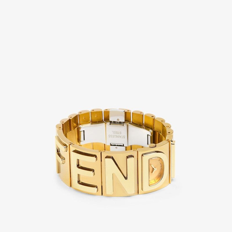 Fendi o1s1wg110426 Size:OS/Fendighraphy in Golden Size ONE SIZE - 1 Thumbnail