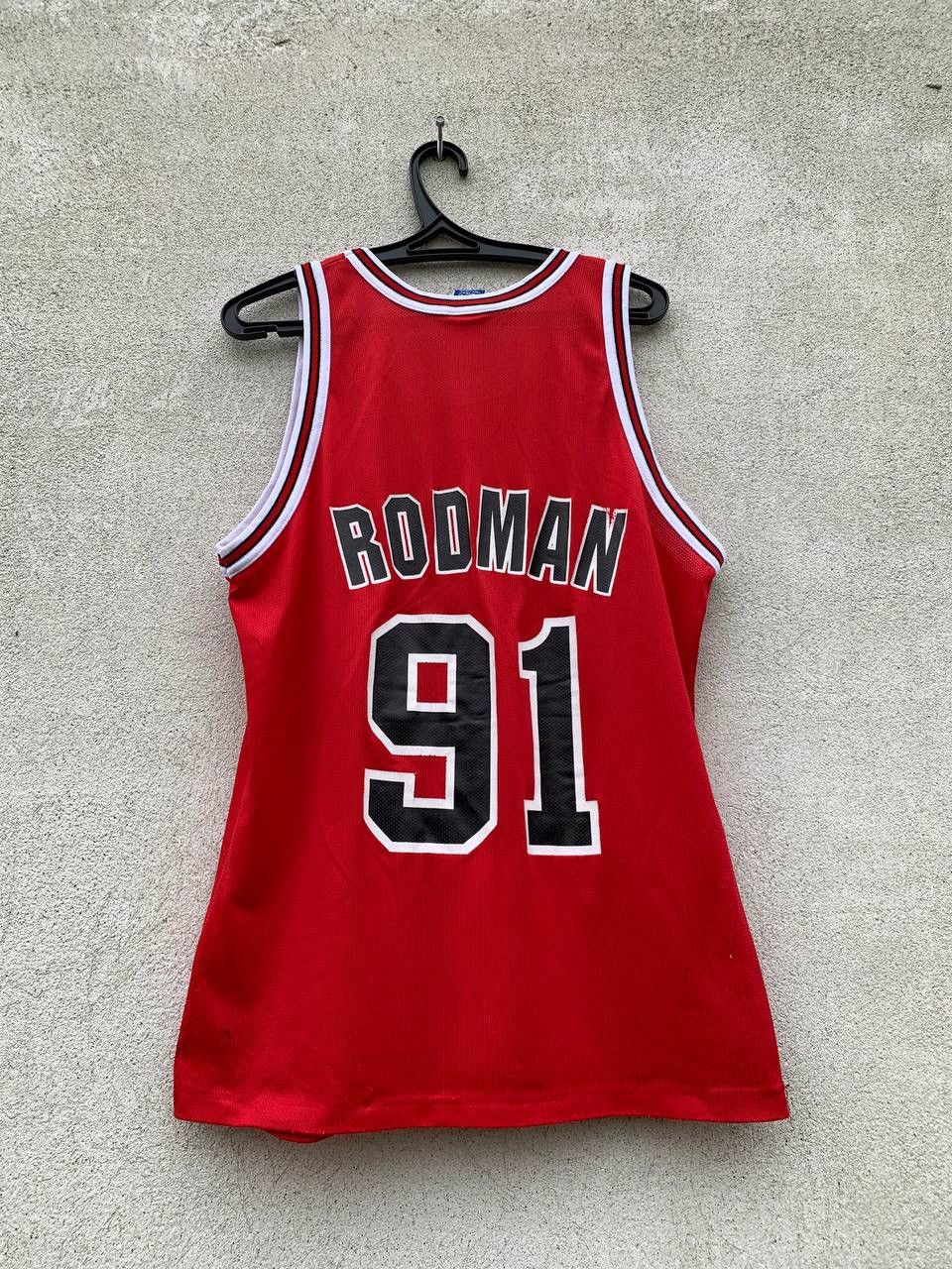 Champion Jersey Champion 91 Rodman Chicago Bulls Vintage Size US L / EU 52-54 / 3 - 2 Thumbnail