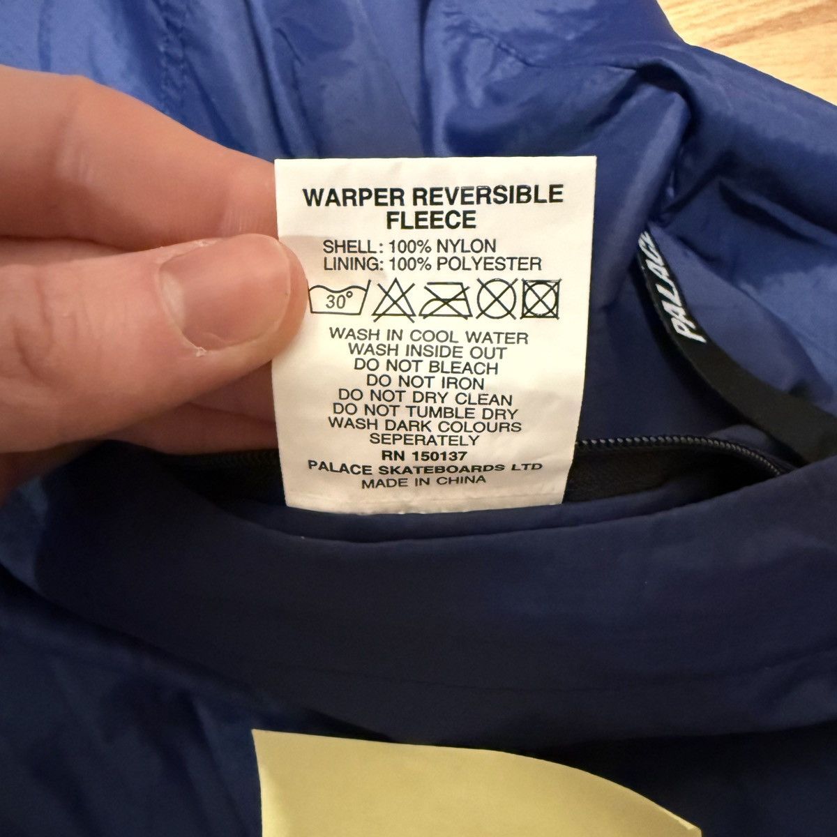 Palace Palace Reversible Warper Fleece Size US M / EU 48-50 / 2 - 6 Thumbnail