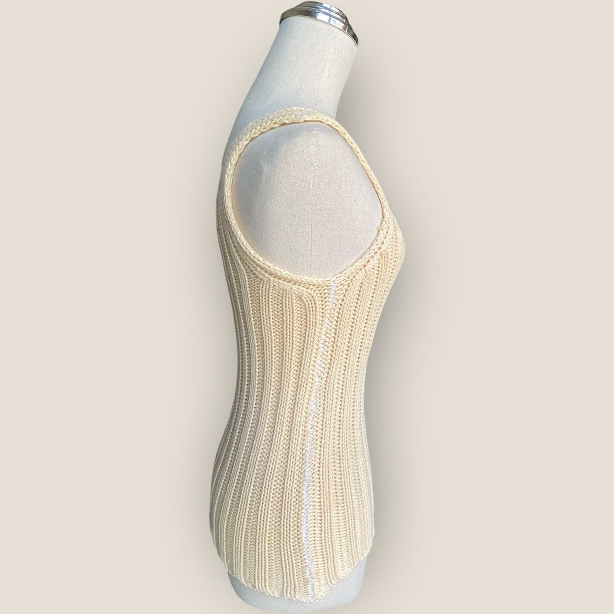 Maison Margiela archive MM6 SS06 Big Knit Tank Top Size M / US 6-8 / IT 42-44 - 2 Thumbnail