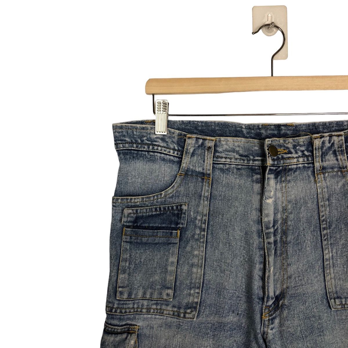 Hysteric Glamour VINTAGE DENIM BUSH PANTS HYSTERIC GLAMOUR DESIGN JAPAN Size US 34 / EU 50 - 5 Thumbnail