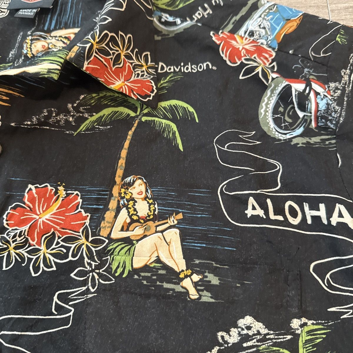 Harley Davidson Made in Hawaii - Hula Shirt Size US L / EU 52-54 / 3 - 4 Thumbnail