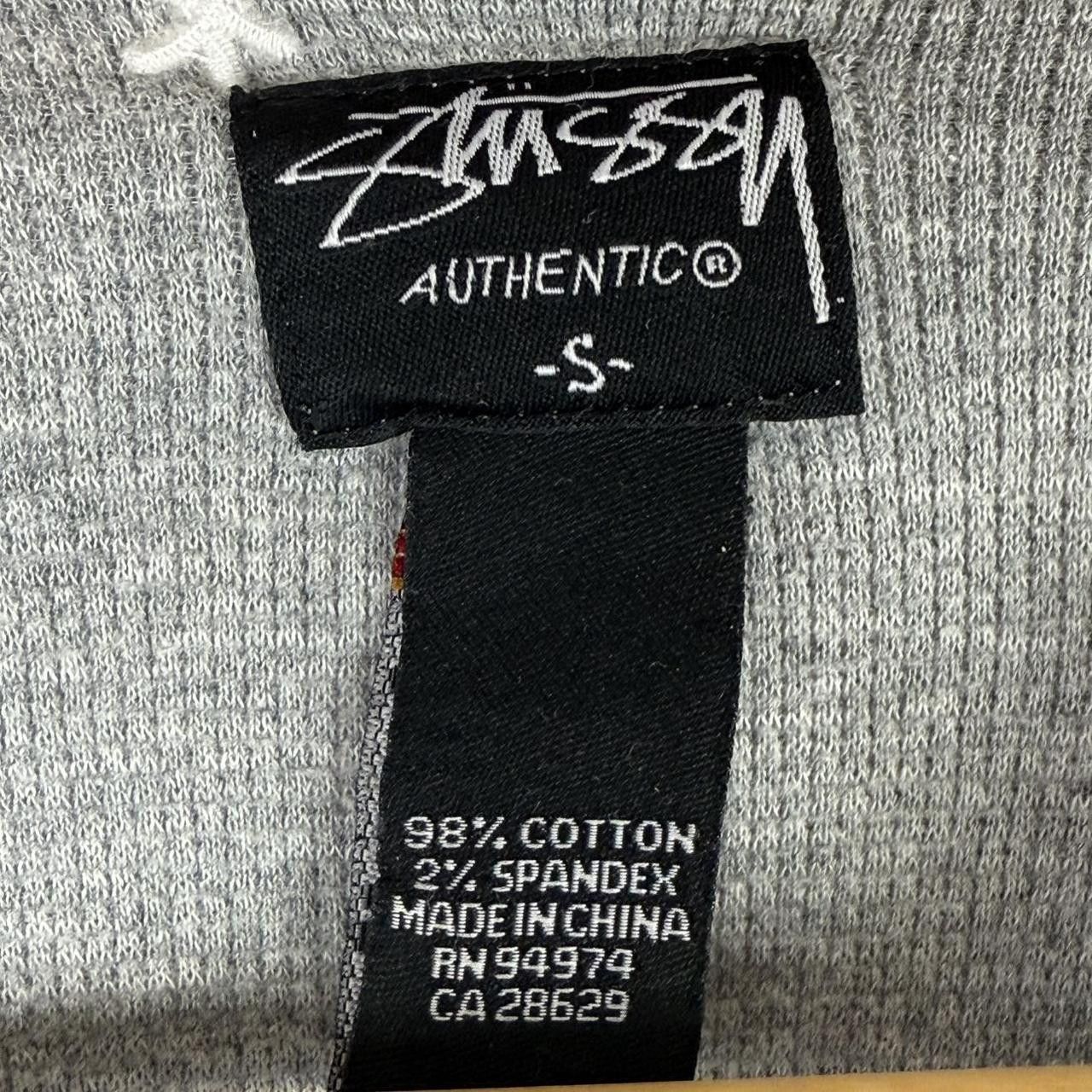 Stussy Stussy Embroidered Logo Sweatshirt Grey Vintage Size US L / EU 52-54 / 3 - 5 Thumbnail