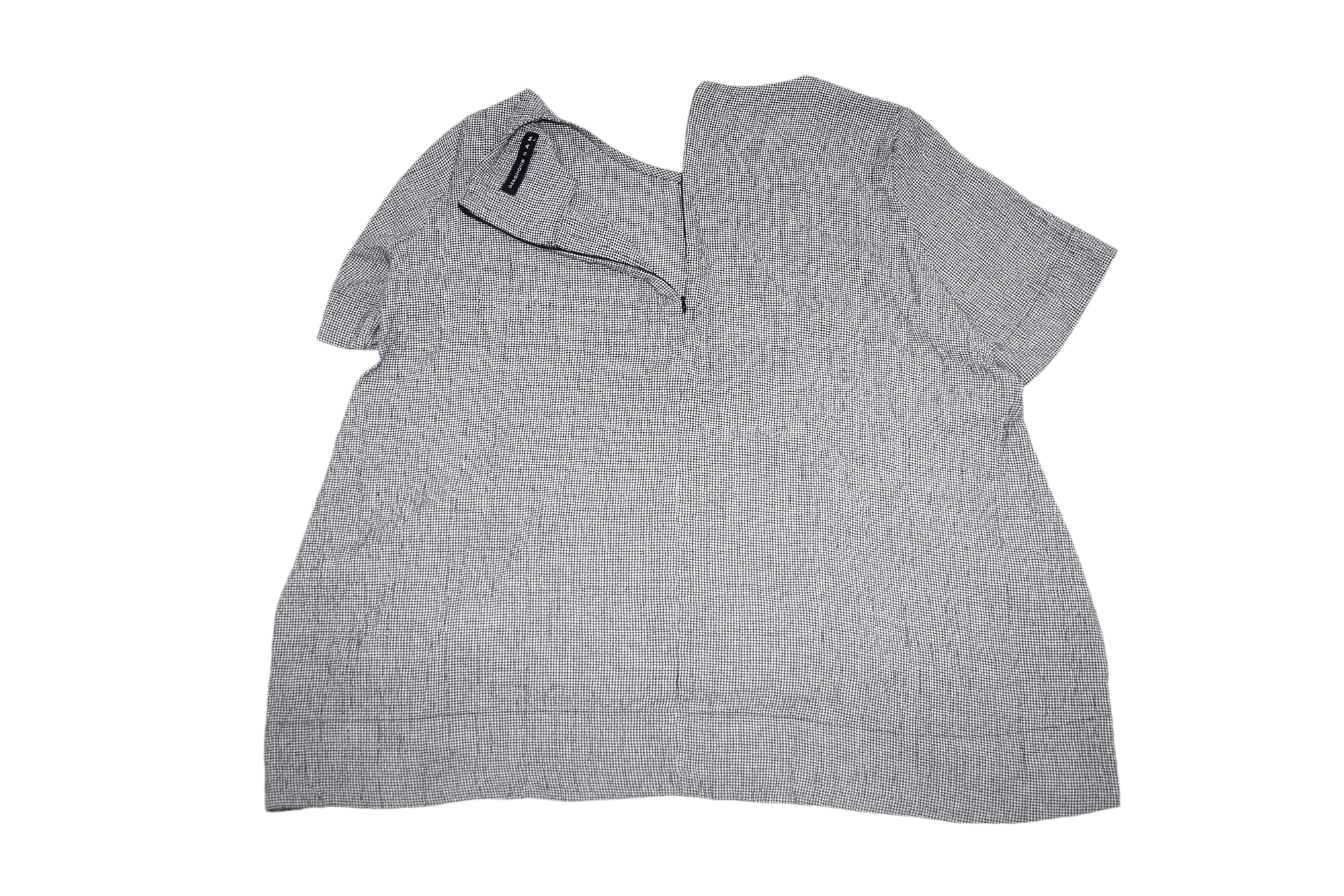 Other Gershon Bram Design Loose Fit Houndstooth Tunic Dress Size L / US 10 / IT 46 - 16 Thumbnail