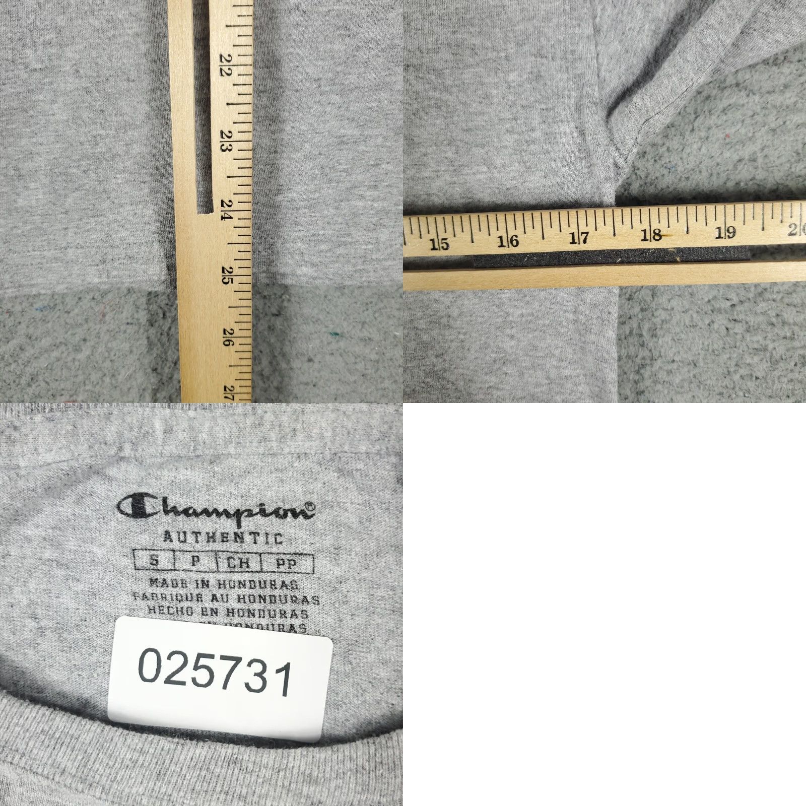 Champion Champion T Shirt Mens Size Small Casual Long Sleeve Adult Crew Neck Gray Cotton Regular Nike? Wait no. Size US S / EU 44-46 / 1 - 8 Thumbnail