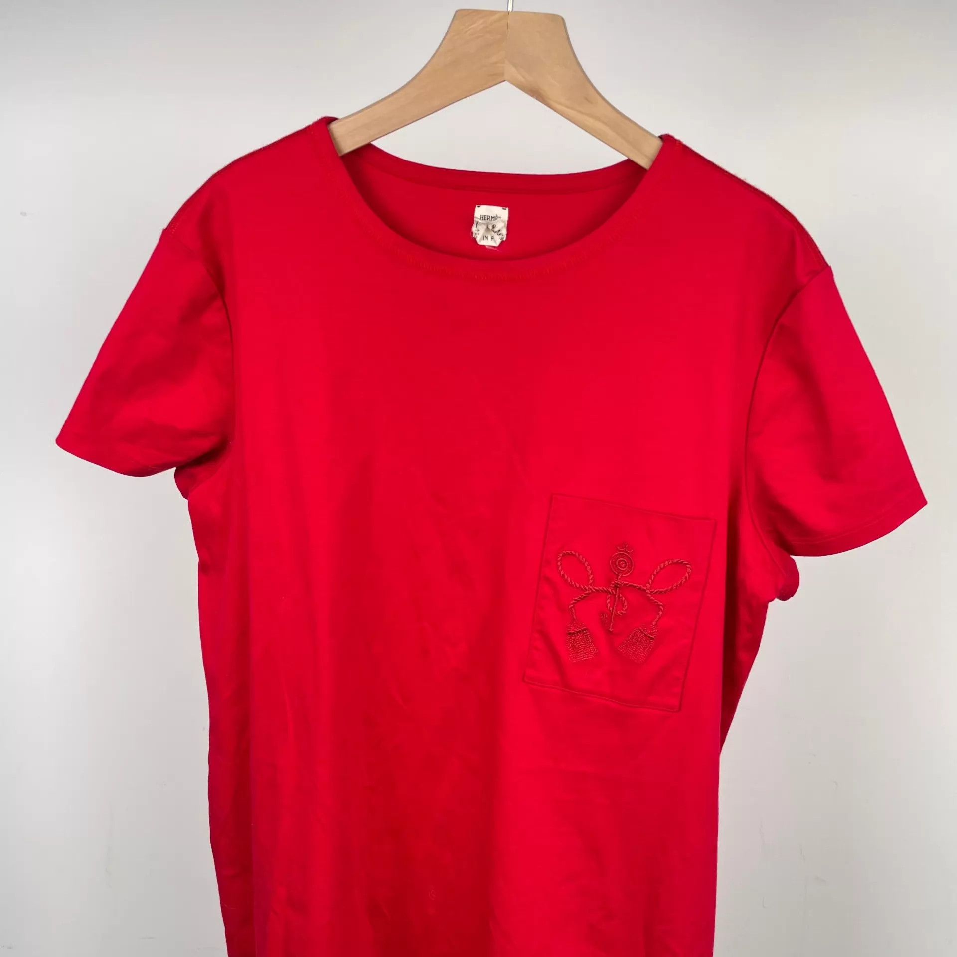 Hermes Hermes Women's Red Dress Size L / US 10 / IT 46 - 9 Thumbnail