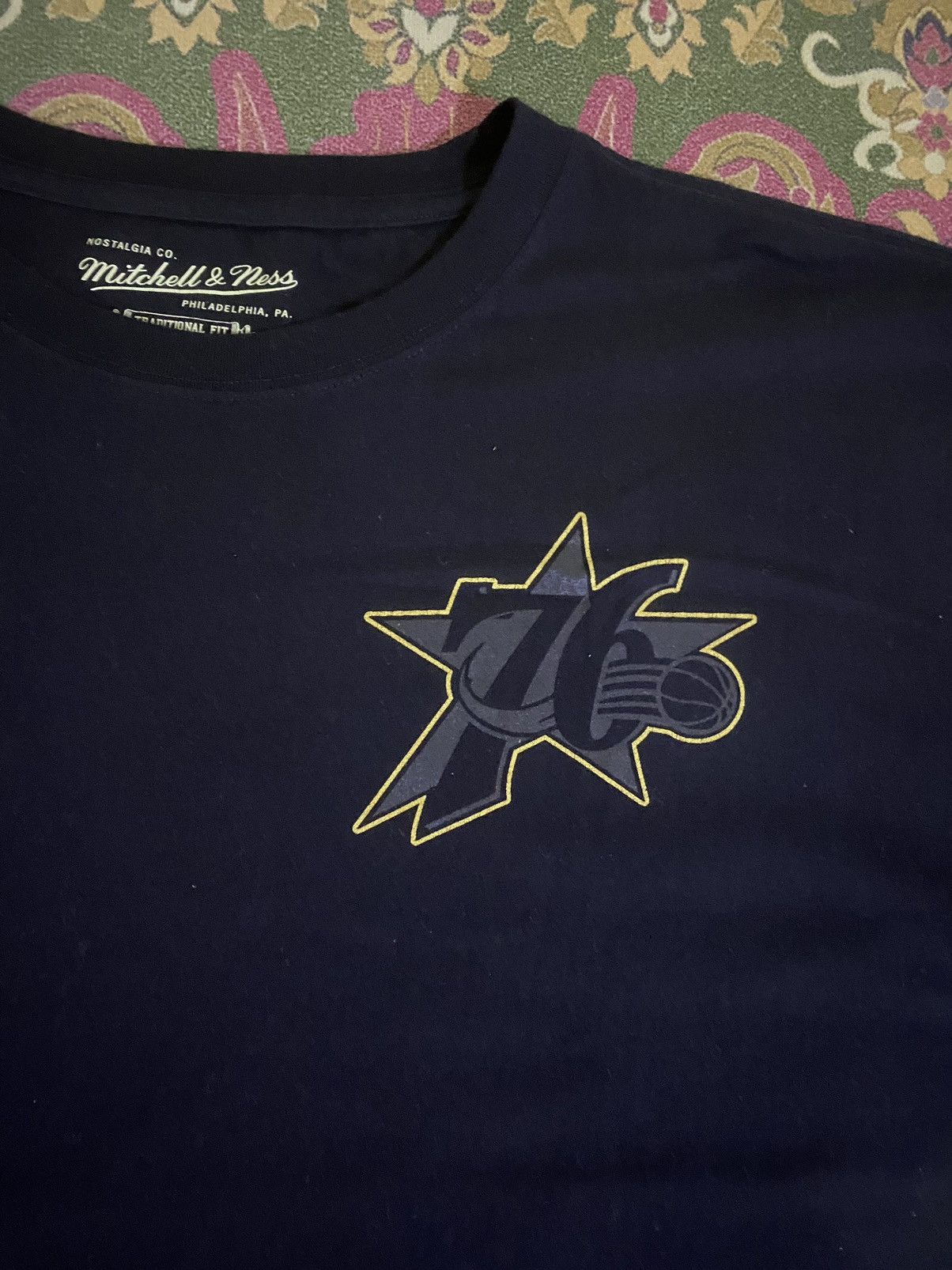 Mitchell & Ness Mitchell & Ness 76 Back Side Over Print Tee Size US XXL / EU 58 / 5 - 4 Thumbnail