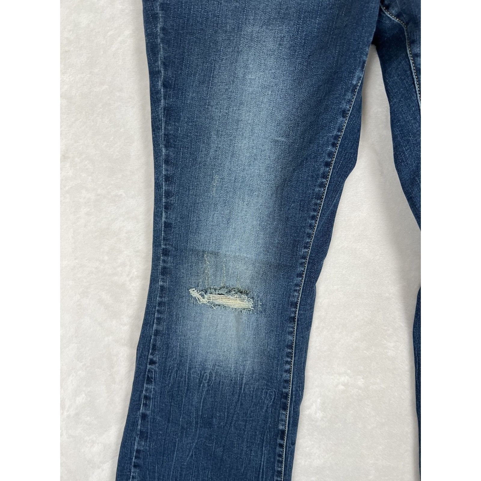 Mossimo Vintage Mossimo Supply Co Women's Denim Jeans Mid Rise Flare Size 30" / US 8 / IT 44 - 3 Thumbnail