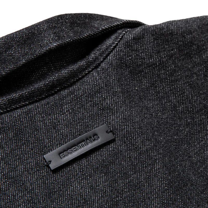 Fear of God Fear Of God Essentials Denim Full Zip Work Shirt Size US M / EU 48-50 / 2 - 3 Thumbnail