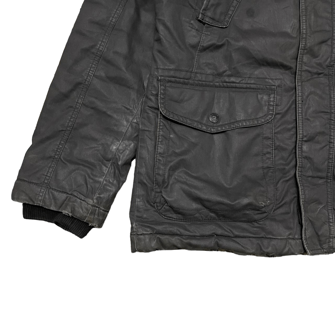 s.Oliver Vintage S. Oliver Waxed Jacket Size US L / EU 52-54 / 3 - 3 Thumbnail