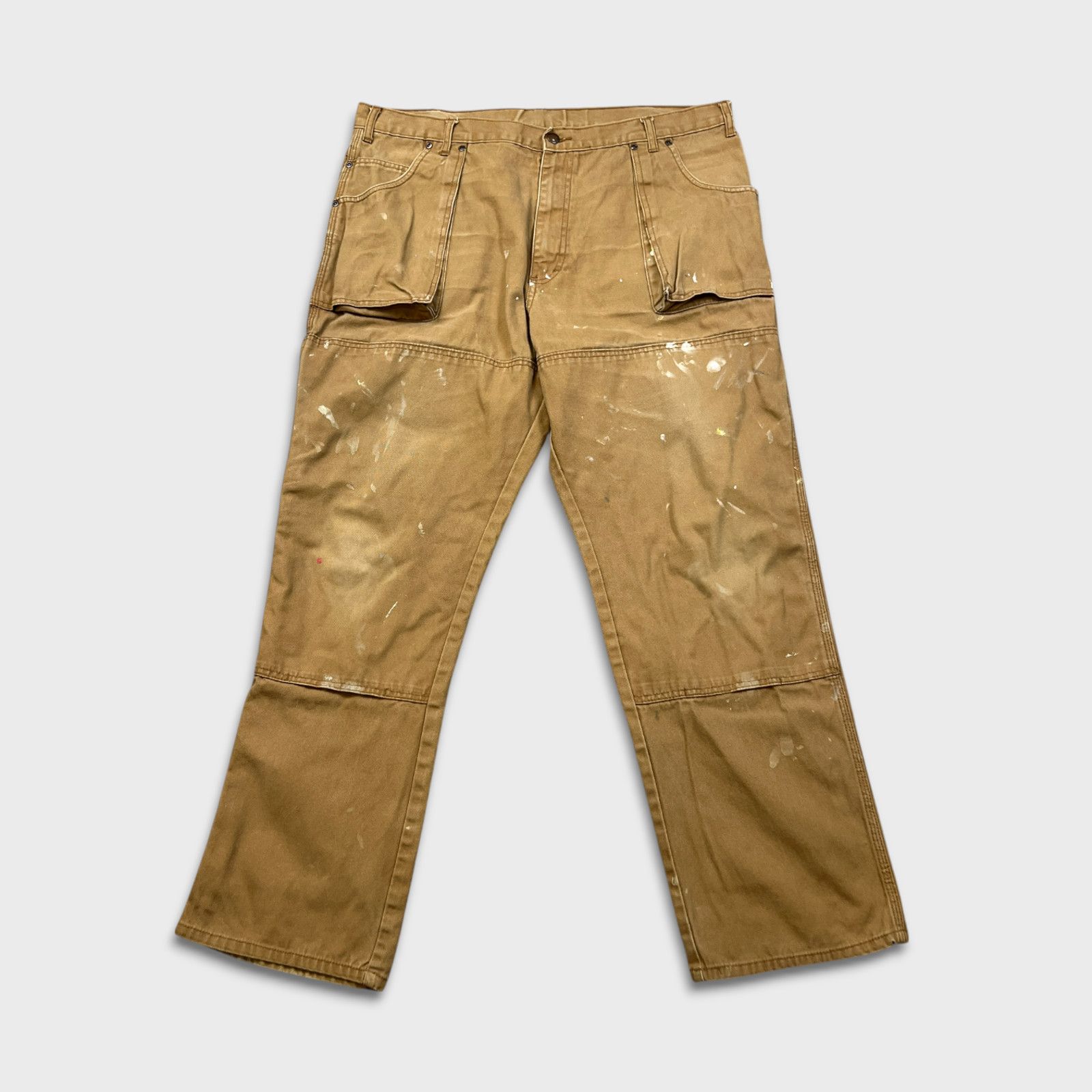 Dickies × Vintage Dickies Pants 40x32 Double Knee Distress Carpenter Canvas Size US 40 / EU 56 - 1 Thumbnail