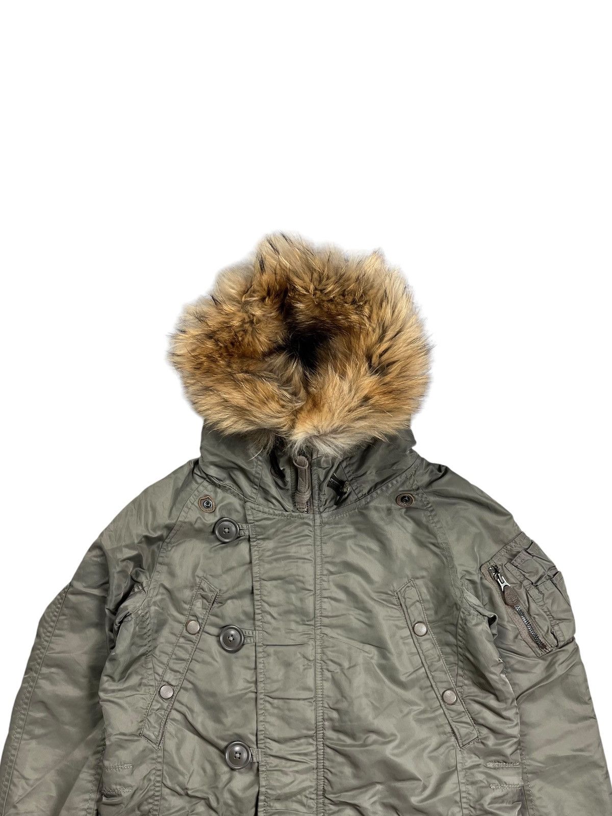 If Six Was Nine 2000s GOA - Fur Hoodie Apocalypse Style Parka Jacket Size US M / EU 48-50 / 2 - 6 Thumbnail