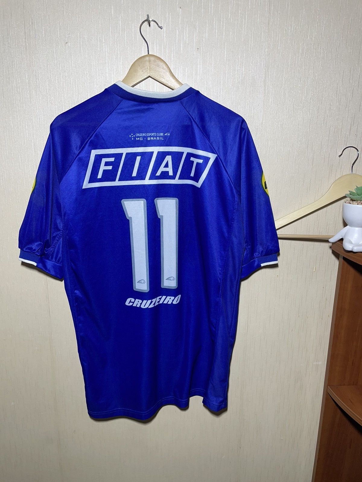 Vintage Cruzeiro Esporte Clube vintage soccer jersey 90s Size US L / EU 52-54 / 3 - 3 Thumbnail