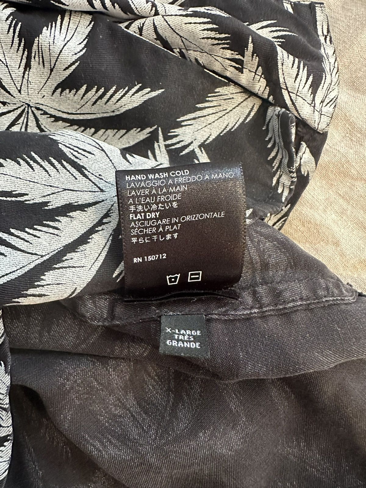 Amiri Palm Shirt Size US XL / EU 56 / 4 - 7 Thumbnail