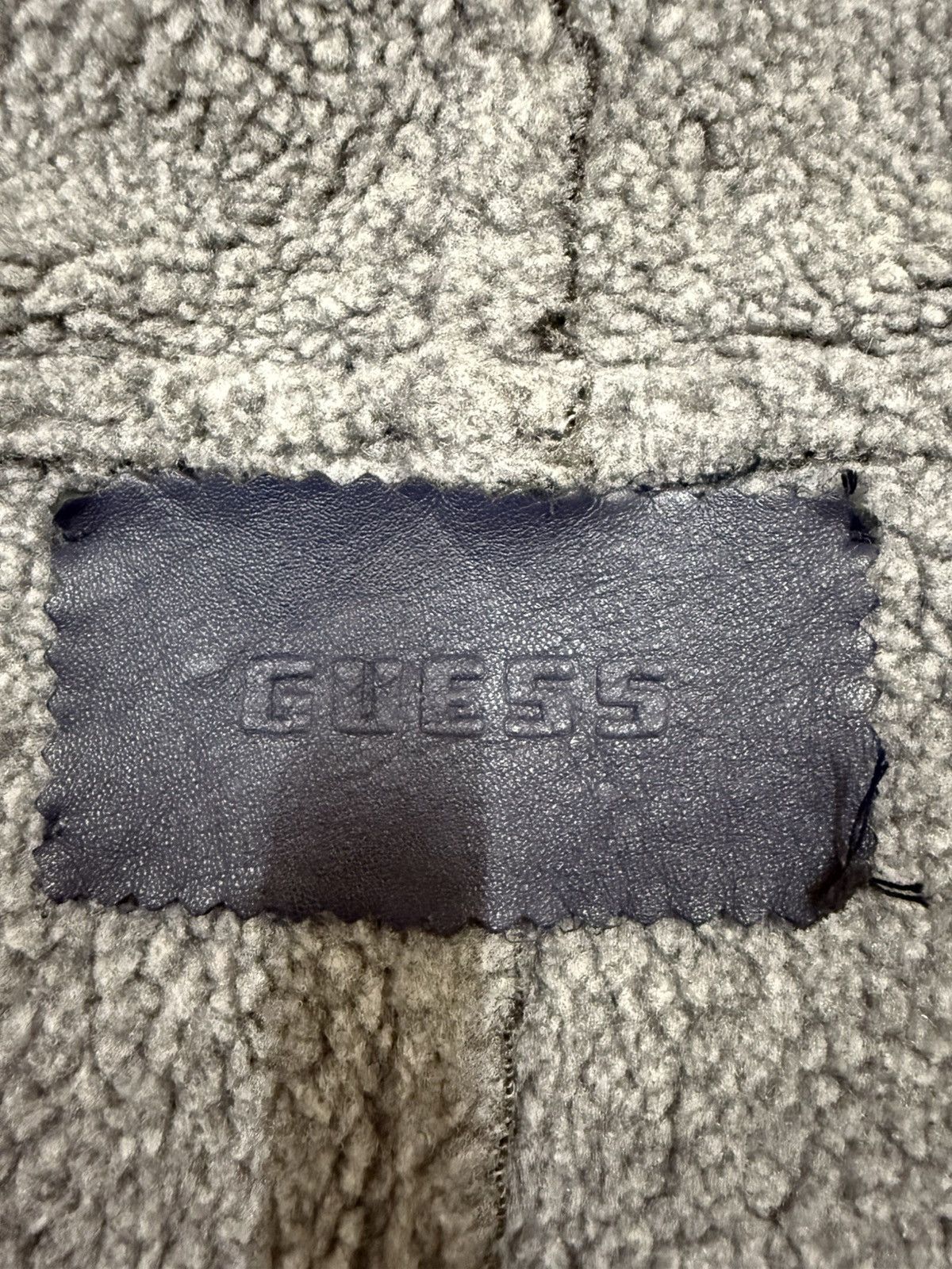 Guess Guess Suede Leather Sherpa Lined Jacket Hoodie Size XXS / US 00 / IT 34 - 7 Thumbnail
