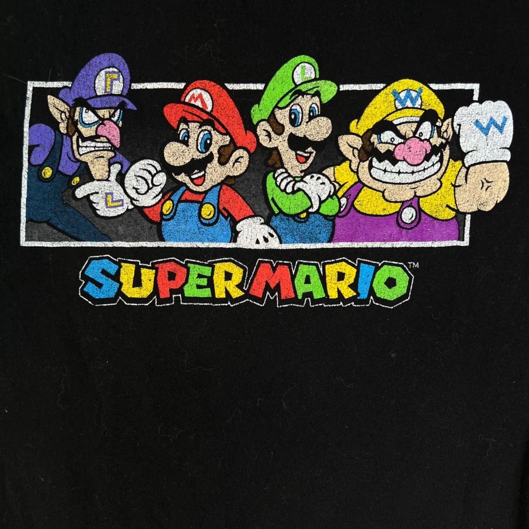 Nintendo Super Mario Graphic Shirt Adult Size L Black Tee Size US L / EU 52-54 / 3 - 2 Thumbnail