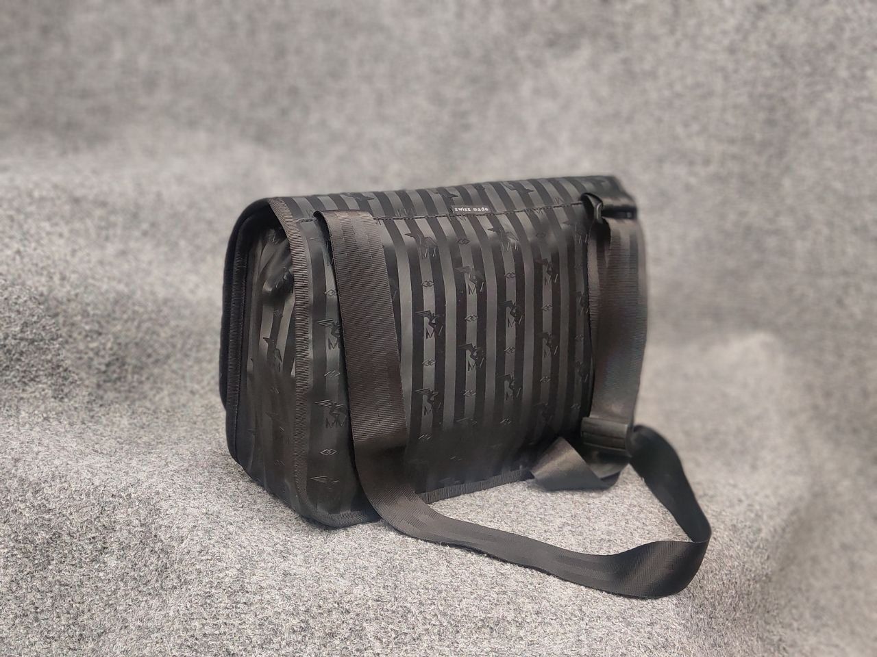 Maison Mollerus Maison Mollerus bag Crossbody Vinerus Black canvas unisex Size ONE SIZE - 7 Thumbnail