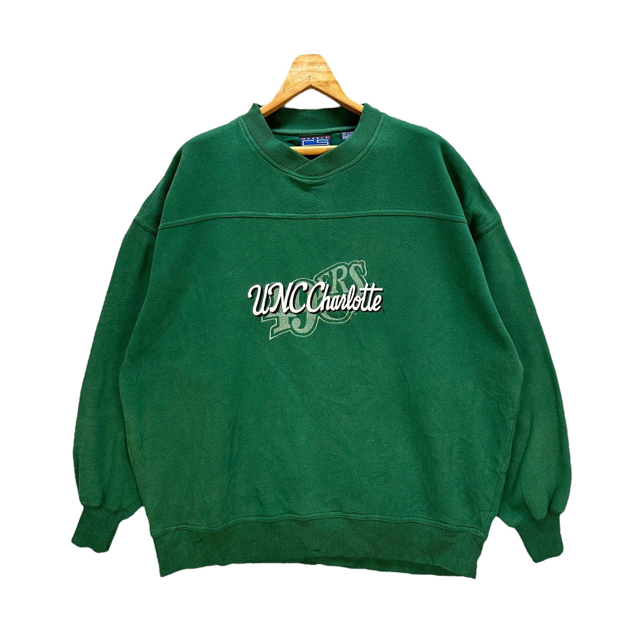 Vintage UNC CHARLOTTE 49ERS Big Logo Crewneck Sweatshirt #A5-0136 Size US XL / EU 56 / 4 - 1 Thumbnail