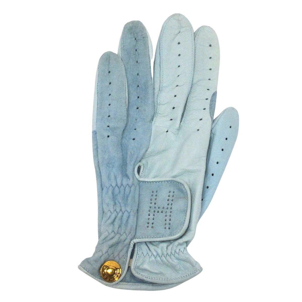 image of Hermes Gloves in Blue, Women's