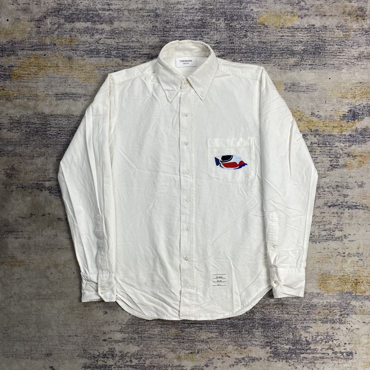 Thom Browne thom browne button down shirt Size US M / EU 48-50 / 2 - 1 Thumbnail