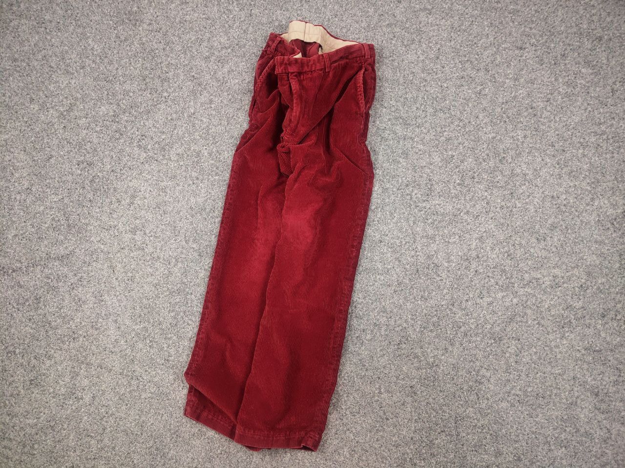 Burberry Burberry London Vintage Corduroy Dark Red Trouser Pants Size US 34 / EU 50 - 3 Thumbnail