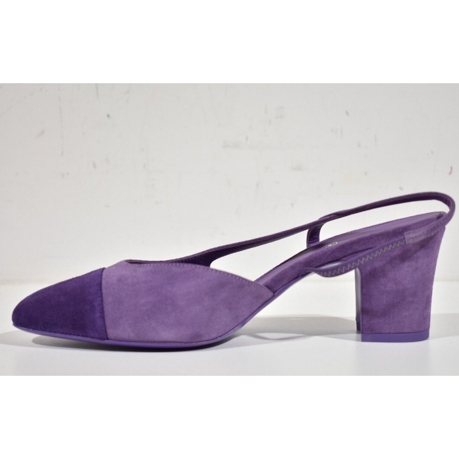 Chanel 23S Mademoiselle Coco Sling Slingback Sandal Block Heel 40.5 Size US 10.5 / IT 40.5 - 8 Thumbnail