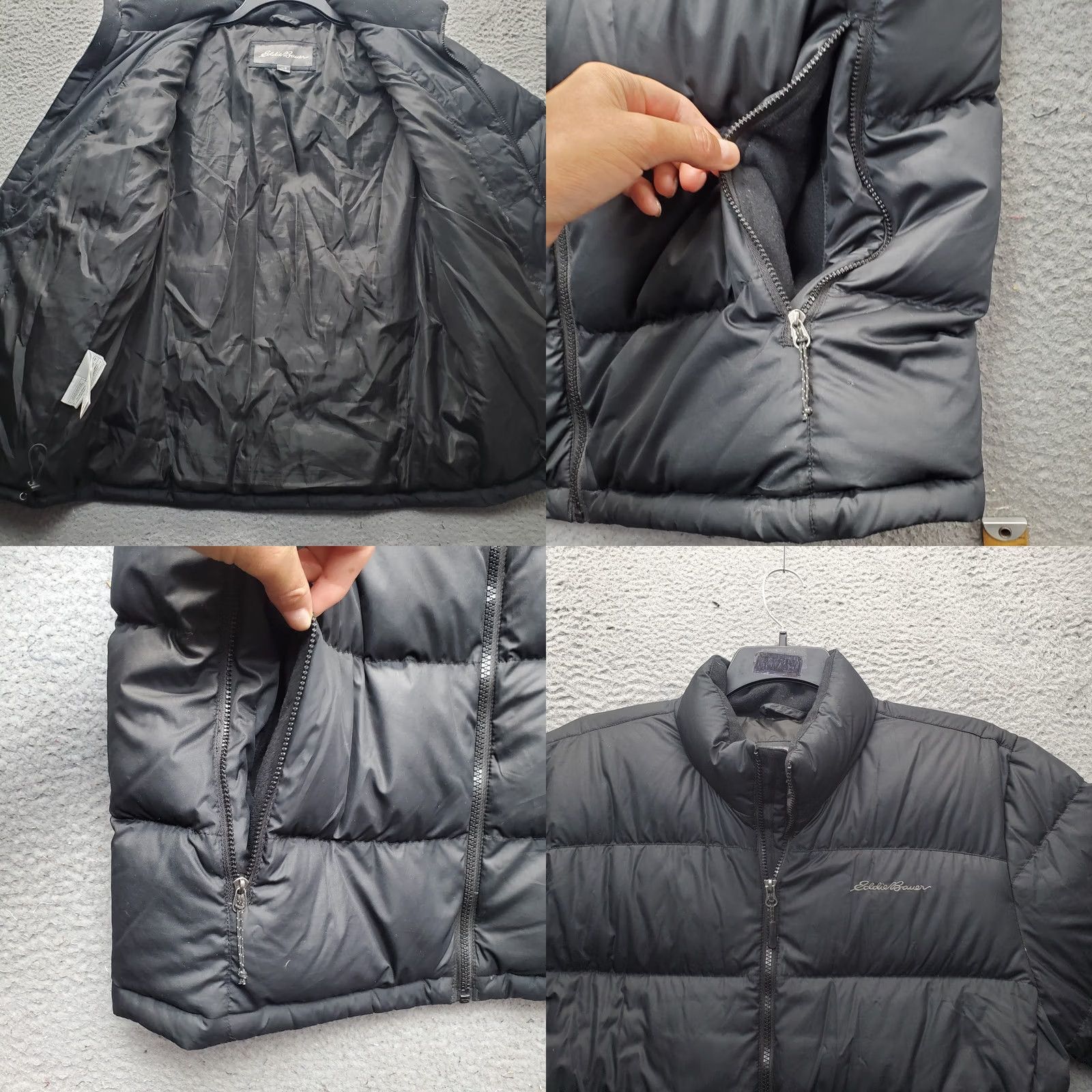 Eddie Bauer Eddie Bauer Puffer Jacket Mens M Black Full Zip Packable Lightweight EB650 Down Jacket Size US M / EU 48-50 / 2 - 8 Thumbnail