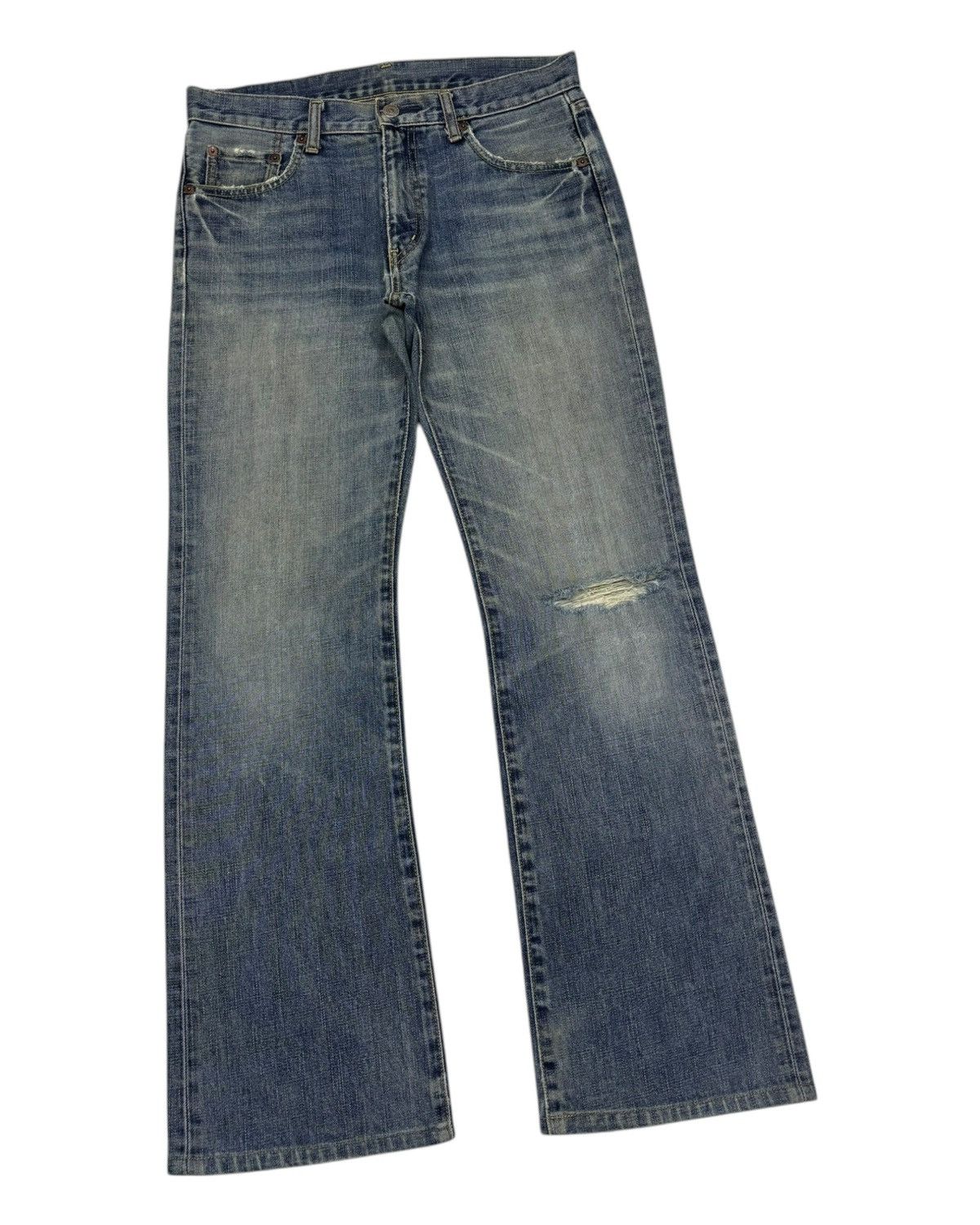 Undercover × Uniqlo 🔥DISTRESSED DENIM BOOTCUT UNIQLO B-002 UNDERCOVER STYLE Size US 32 / EU 48 - 3 Thumbnail